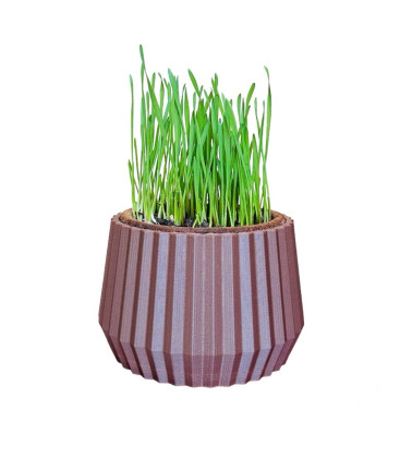 habillage Pot Design pour pot herbe à chat (Made In france)