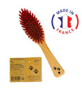 Petite brosse pelage soyeux pour chiens, chats et rongeurs l LA BROSSERIE FRANCAISE